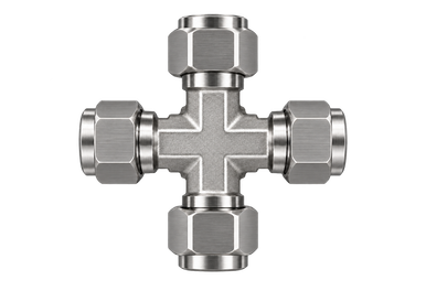 DXA stainless steel compression fitting